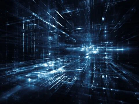 Virtual City Stock Illustration