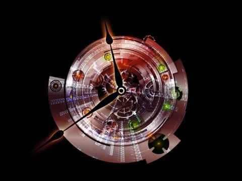 Virtual Clockwork 스톡 일러스트