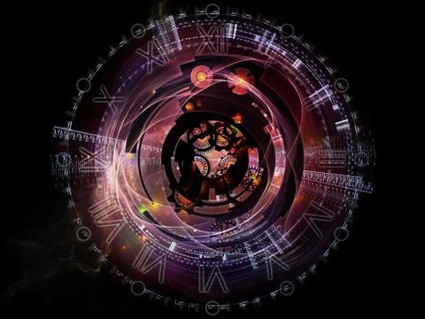 Virtual Clockwork 스톡 일러스트