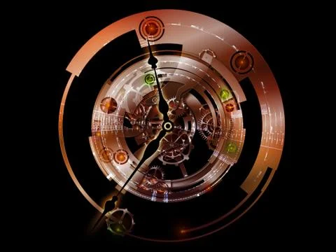 Virtual Clockwork Stockillustratie
