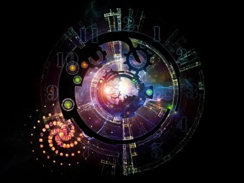 Virtual Clockwork Stock Illustration