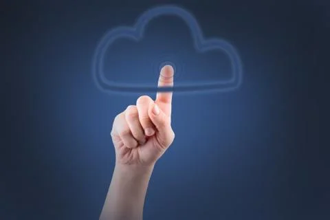 Virtual Cloud Stock Illustration