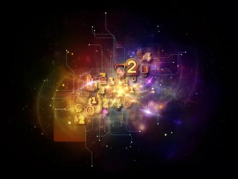 Virtual Cloud Technology Stock Illustration