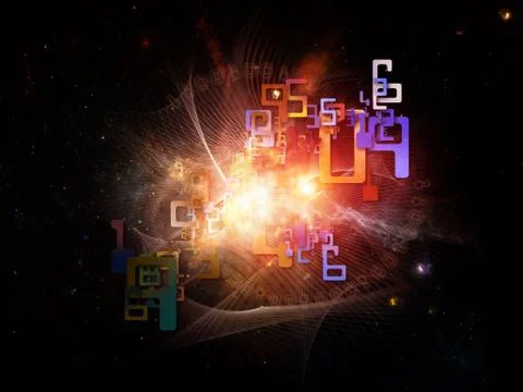 Virtual Code Stock Illustration