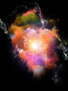 Virtual Color Space Stock Illustration