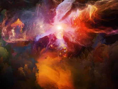 Virtual Colors Illustrazione stock