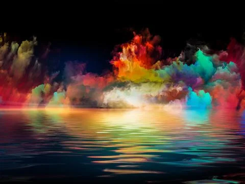 Virtual Colors Stockillustratie