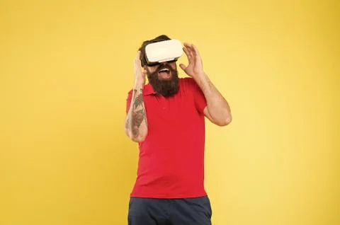 Virtual communication. Virtual simulation. Digital technology. Building your Fotos de archivo