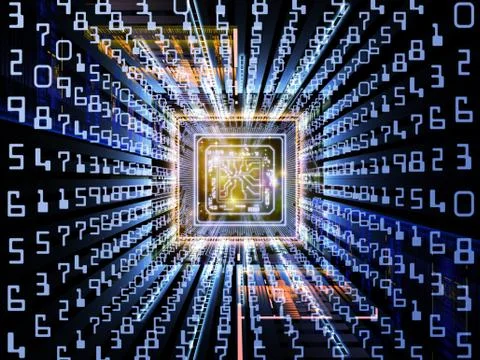 Virtual Computer 스톡 일러스트