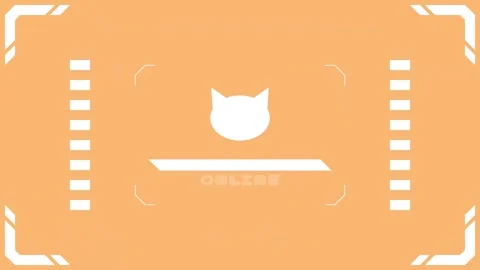 Virtual connection cat Transitions. 1080p - 30 fps - Alpha Channel (4) Stock Footage 256103975