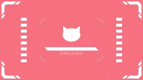 Virtual connection cat Transitions. 1080p - 30 fps - Alpha Channel (8) Stock Footage 256104000
