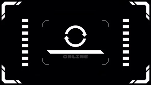 Virtual connection cycle Transitions. 1080p - 30 fps - Alpha Channel (3) Stock Footage 256104037