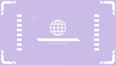 Virtual connection Internet Transitions. 1080p - 30 fps - Alpha Channel (3) Stock Footage 256104234