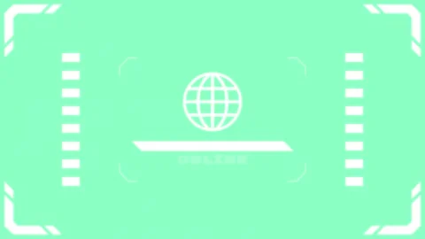 Virtual connection Internet Transitions. 1080p - 30 fps - Alpha Channel (5) Stock Footage 256104245