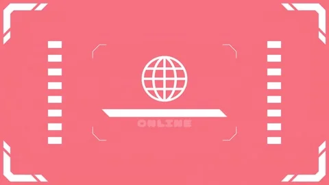 Virtual connection Internet Transitions. 1080p - 30 fps - Alpha Channel (8) Stock Footage 256104279