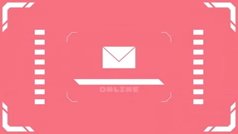 Virtual connection mail Transitions. 1080p - 30 fps - Alpha Channel (5) Stock Footage 256104312