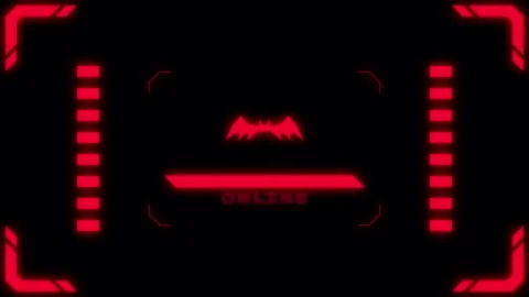 Virtual connection neon bat Transitions. 1080p - 30 fps - Alpha Channel (7) Stock Footage 274155934