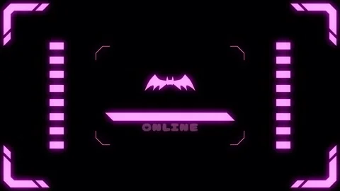 Virtual connection neon bat Transitions. 1080p - 30 fps - Alpha Channel (5) Stock Footage 274155999