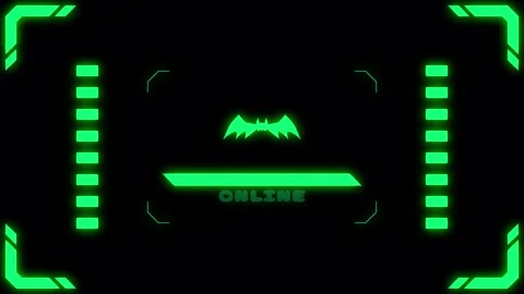 Virtual connection neon bat Transitions. 1080p - 30 fps - Alpha Channel (3) Stock Footage 274156047