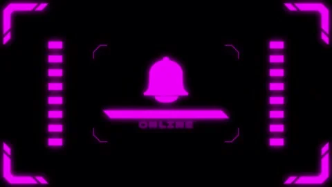 Virtual connection neon bell Transitions. 1080p - 30 fps - Alpha Channel (4) Stock-Footage 274162448