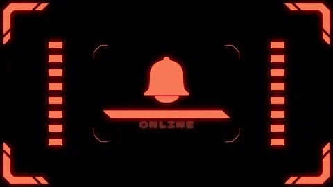 Virtual connection neon bell Transitions. 1080p - 30 fps - Alpha Channel (2) Stock Footage 274162466