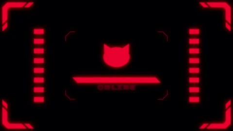 Virtual connection neon cat Transitions. 1080p - 30 fps - Alpha Channel (7) Stock Footage 274155736