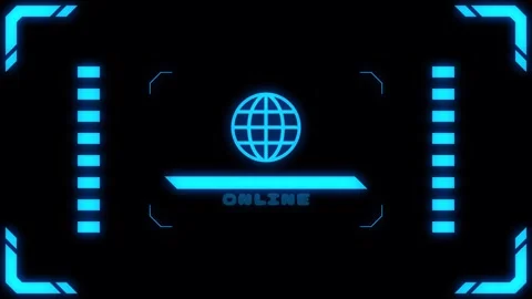 Virtual connection neon internet Transitions. 1080p - 30 fps - Alpha Channel Stock Footage 274155449