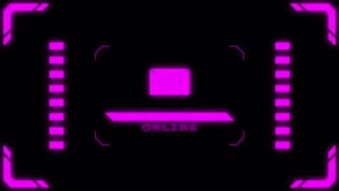 Virtual connection neon mail Transitions. 1080p - 30 fps - Alpha Channel (4) Stock Footage 274155363
