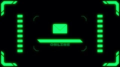 Virtual connection neon mail Transitions. 1080p - 30 fps - Alpha Channel (3) Stock Footage 274155402
