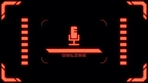 Virtual connection neon mic Transitions. 1080p - 30 fps - Alpha Channel (2) Stock Footage 274155337
