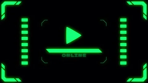 Virtual connection neon play Transitions. 1080p - 30 fps - Alpha Channel (3) Stock Footage 274155133