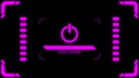 Virtual connection neon power Transitions. 1080p - 30 fps - Alpha Channel (4 Stock Footage 274155029