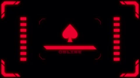 Virtual connection neon spade Transitions. 1080p - 30 fps - Alpha Channel (7 Stock Footage 274154718