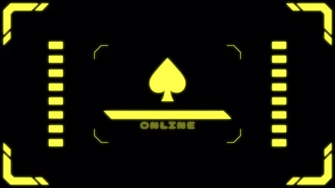Virtual connection neon spade Transitions. 1080p - 30 fps - Alpha Channel (1 Stock Footage 274154744