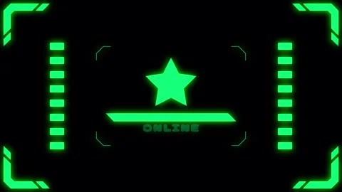 Virtual connection neon star Transitions. 1080p - 30 fps - Alpha Channel (3) Stock Footage 274154680