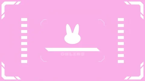 Virtual connection rabbit Transitions. 1080p - 30 fps - Alpha Channel (1) Stock Footage 256104569