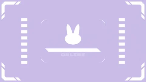 Virtual connection rabbit Transitions. 1080p - 30 fps - Alpha Channel (6) Stock Footage 256104601