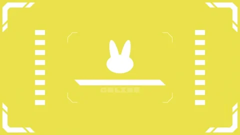 Virtual connection rabbit Transitions. 1080p - 30 fps - Alpha Channel (8) Stock Footage 256104609