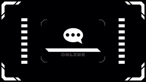 Virtual connection talk Transitions. 1080p - 30 fps - Alpha Channel (6) Stock Footage 256104808