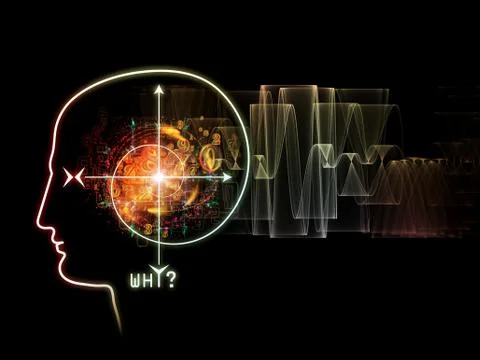 Virtual Consciousness Stock Illustration