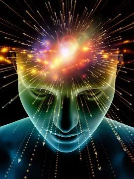 Virtual Consciousness Stock Illustration