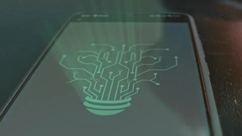 Virtual Creative light bulb, presentation Stock Footage 304523781