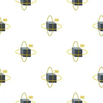 Virtual cube, pattern seamless 스톡 일러스트