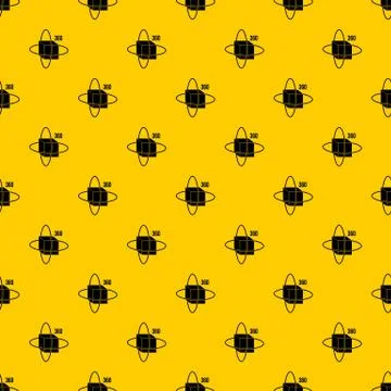 Virtual cube pattern vector 스톡 일러스트