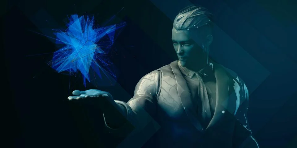 Virtual Data Stock Illustration