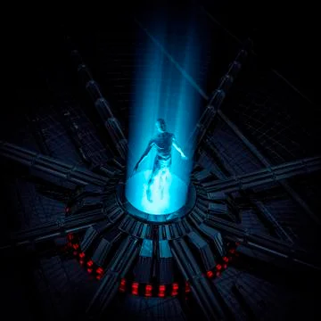 Virtual data portal Ilustração Stock