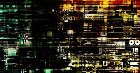 Virtual Data Technology With Backup Information Art Loop Looping Background Stock Footage 333430294