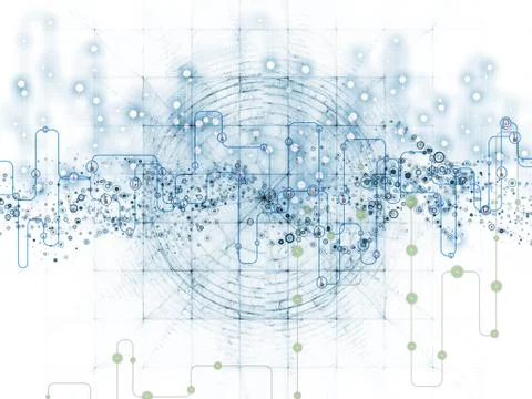 Virtual Data Transfers 库存插图