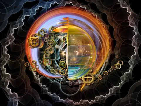 Virtual Design Element Stock Illustration