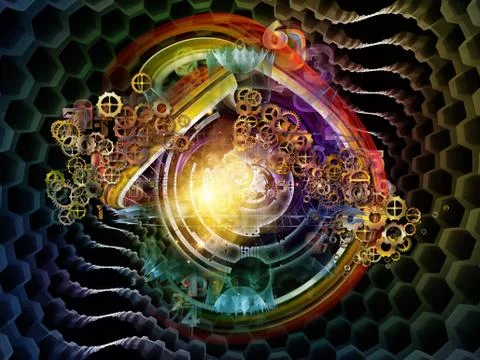 Virtual Design Element Stock Illustration